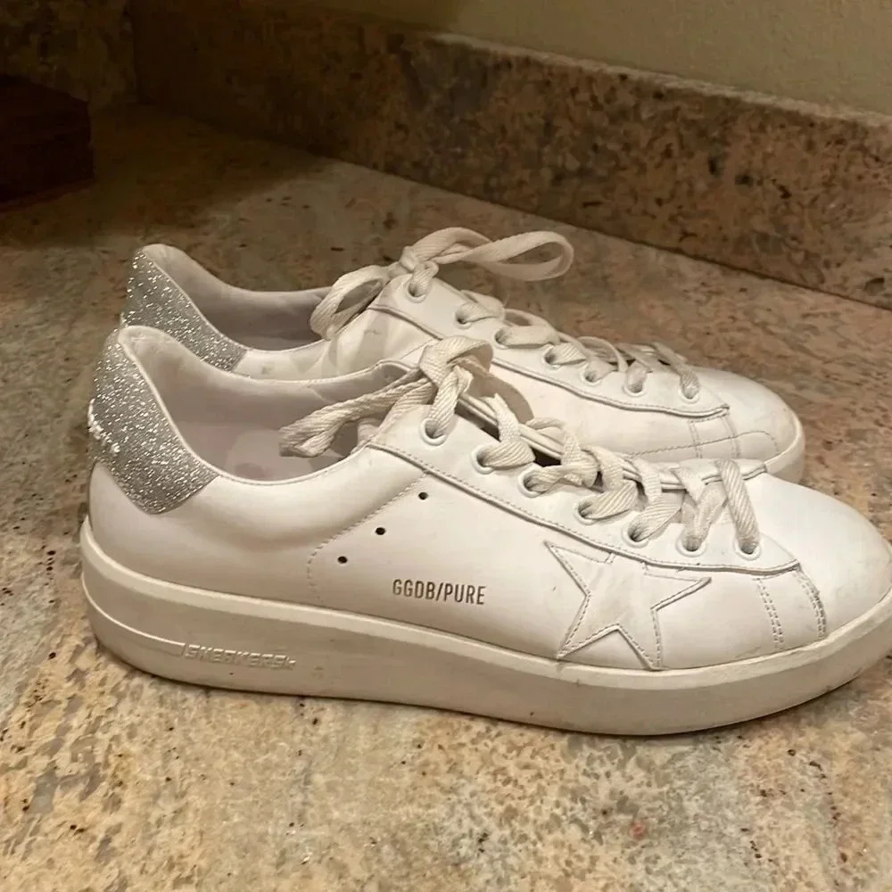 Golden Goose woman’s size 10 sneakers - Picture 8 of 14